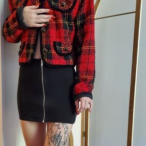 mini skirt with zipper opening《34EUR》